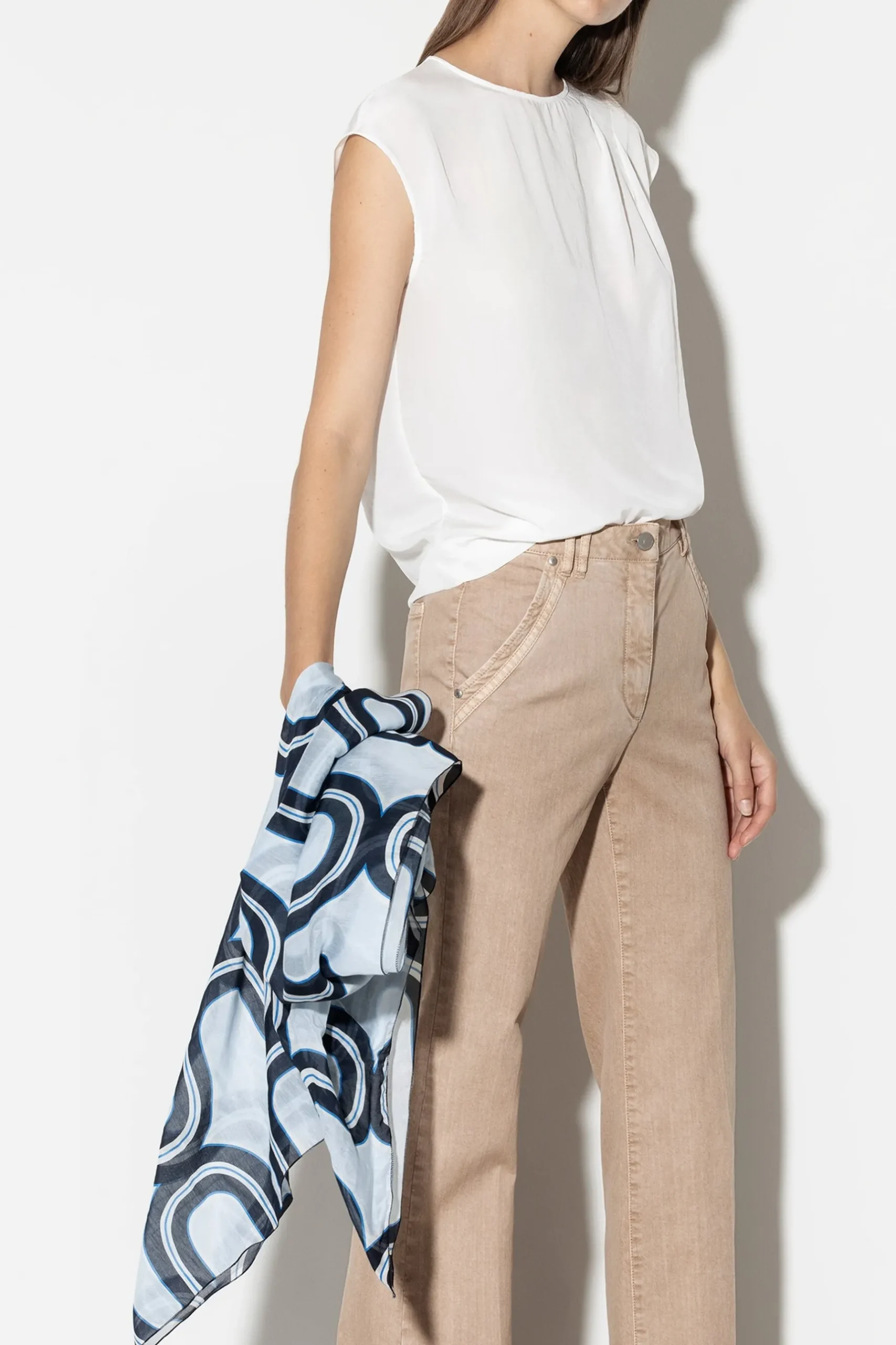 Sale LUISA CERANO Tuch Mit Wave-Print multi