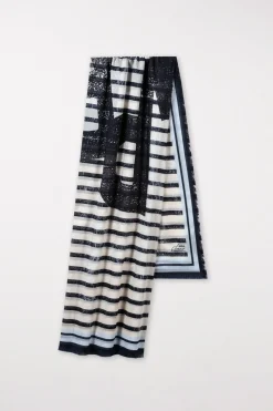Outlet LUISA CERANO Tuch Mit Wording-Print multi