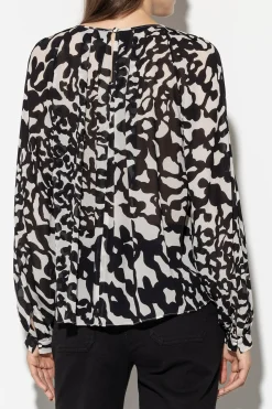 LUISA CERANO Tunikabluse Mit Animal-Print the animal camouflage print