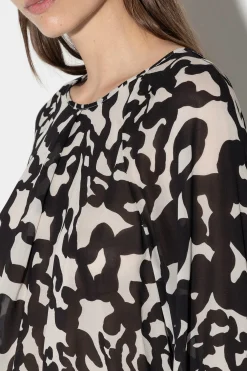 LUISA CERANO Tunikabluse Mit Animal-Print the animal camouflage print