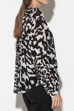 LUISA CERANO Tunikabluse Mit Animal-Print the animal camouflage print