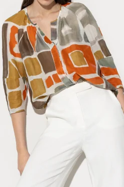 Clearance LUISA CERANO Tunikabluse Mit Ethnic-Print