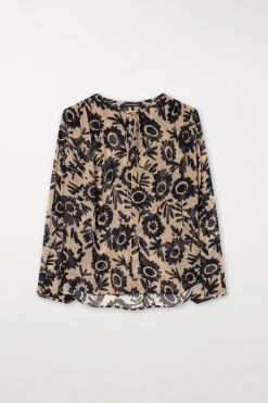 Best LUISA CERANO Tunikabluse Mit Flower-Print multi