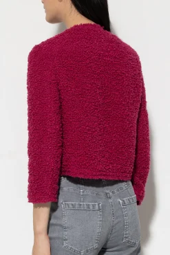 Clearance LUISA CERANO Tweedjacke Aus Bouclé-Wolle berry pink