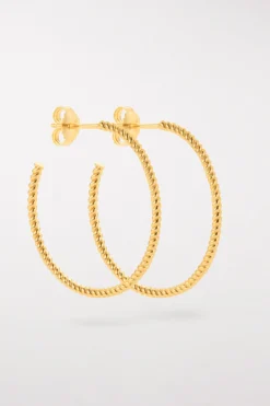 New LUISA CERANO Twisted-Kreolen (groß)