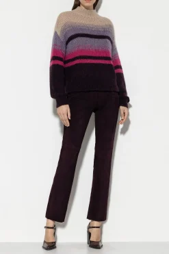 Hot LUISA CERANO Veloursleder-Babyflare-Pants