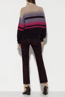 Hot LUISA CERANO Veloursleder-Babyflare-Pants