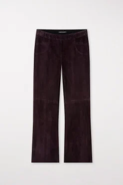 Hot LUISA CERANO Veloursleder-Babyflare-Pants