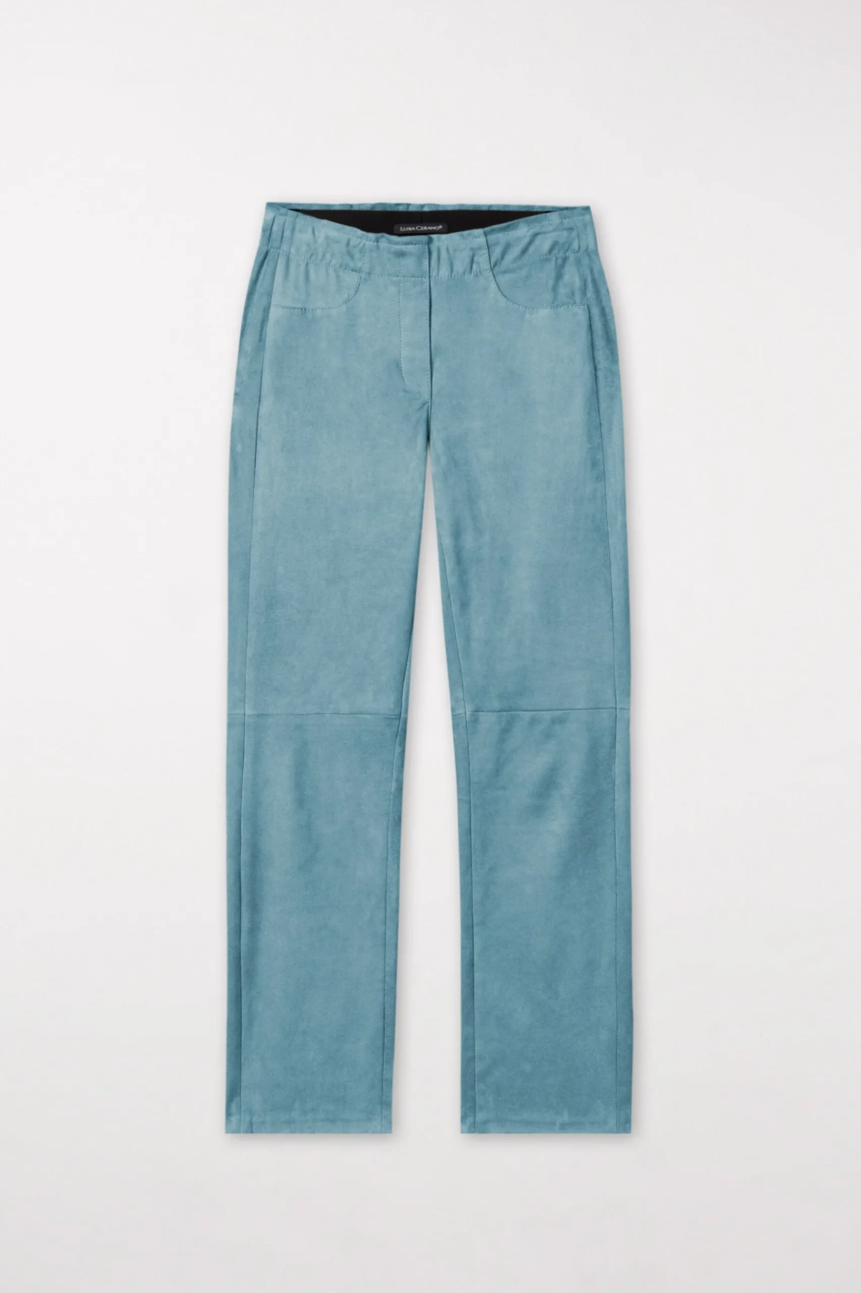 Best LUISA CERANO Veloursleder-Babyflare-Pants