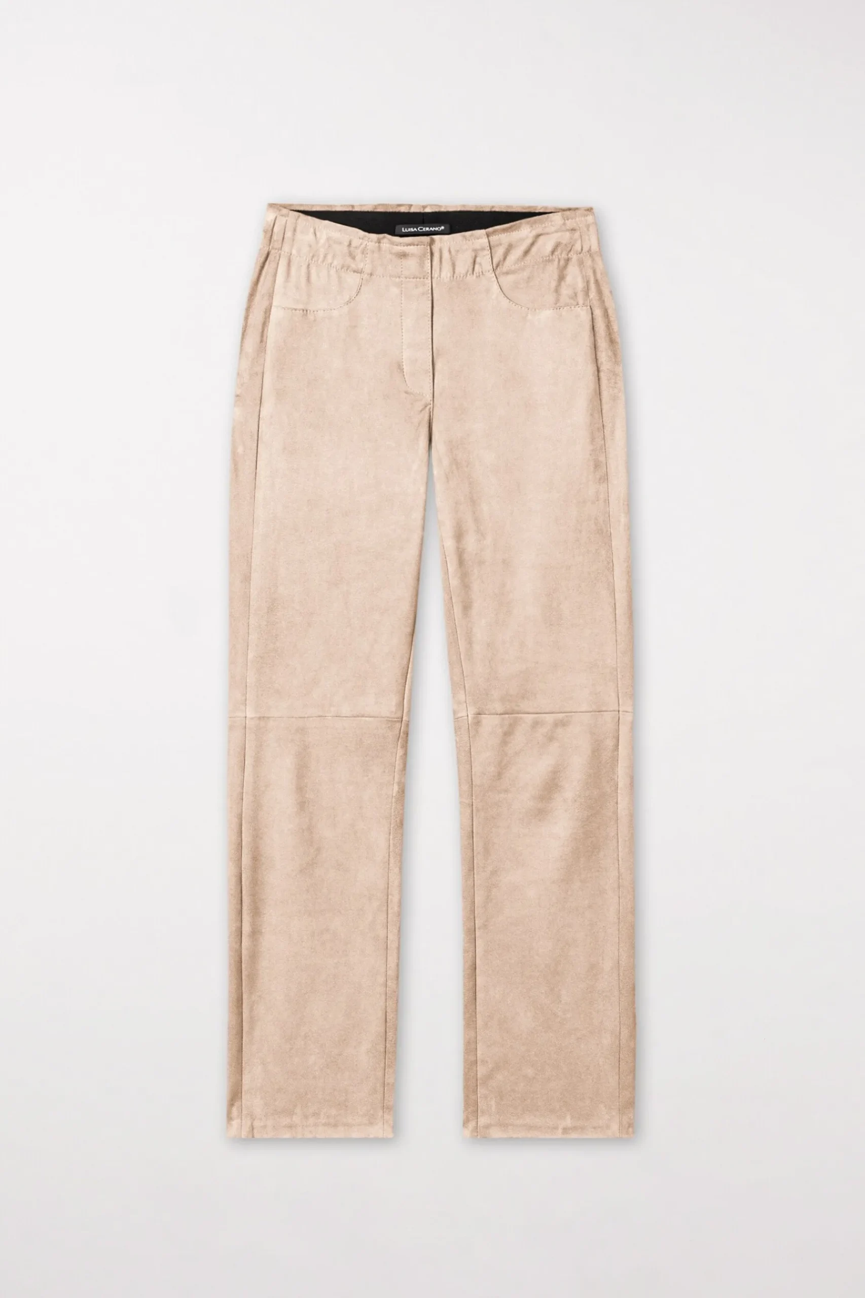 Best LUISA CERANO Veloursleder-Babyflare-Pants