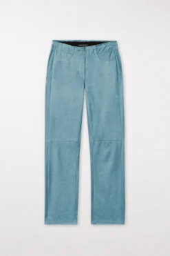 Best LUISA CERANO Veloursleder-Babyflare-Pants
