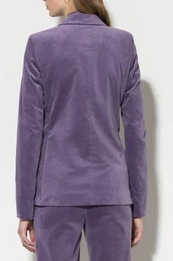 Hot LUISA CERANO Velvet-Blazer mauve