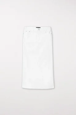 Best LUISA CERANO Vintage-Denimrock bleached white