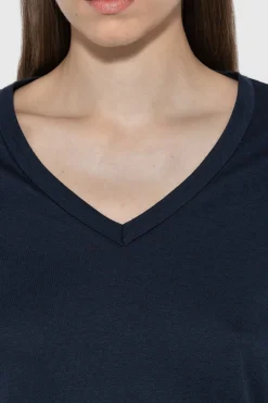 LUISA CERANO V-Neck-Langarmshirt midnight blue