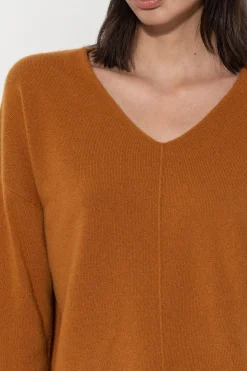Outlet LUISA CERANO V-Neck-Pulli Aus Kaschmir-Mix