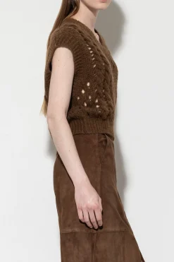 New LUISA CERANO V-Neck-Pullunder hazelnut