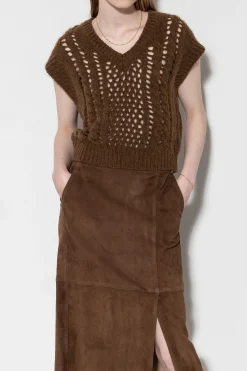 New LUISA CERANO V-Neck-Pullunder hazelnut