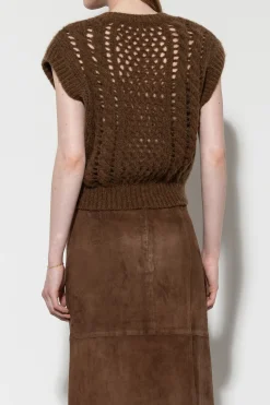 New LUISA CERANO V-Neck-Pullunder hazelnut