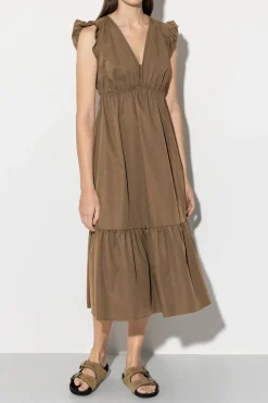 Hot LUISA CERANO Volant-Kleid Mit Cu-Sleeve