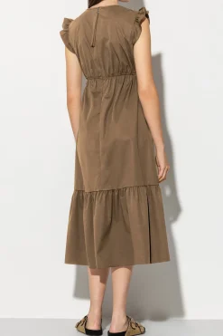 Hot LUISA CERANO Volant-Kleid Mit Cu-Sleeve