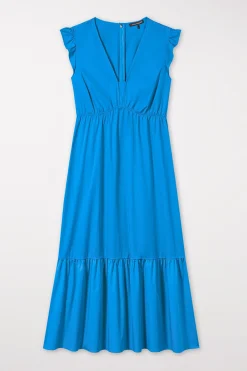 Hot LUISA CERANO Volant-Kleid Mit Cu-Sleeve