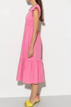 Hot LUISA CERANO Volant-Kleid Mit Cu-Sleeve