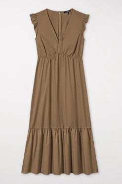 Hot LUISA CERANO Volant-Kleid Mit Cu-Sleeve