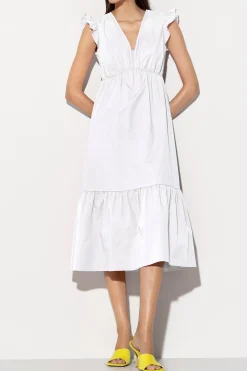 Hot LUISA CERANO Volant-Kleid Mit Cu-Sleeve