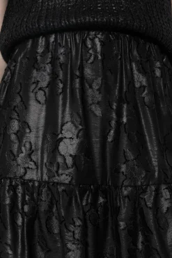 Best LUISA CERANO Volantrock Mit Flower-Design black