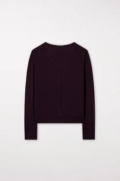 Clearance LUISA CERANO V-Pullover Aus Kaschmir-Mix