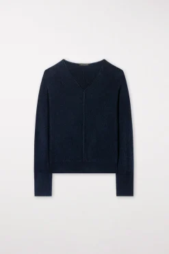 Clearance LUISA CERANO V-Pullover Aus Kaschmir-Mix
