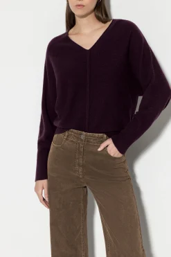 Clearance LUISA CERANO V-Pullover Aus Kaschmir-Mix