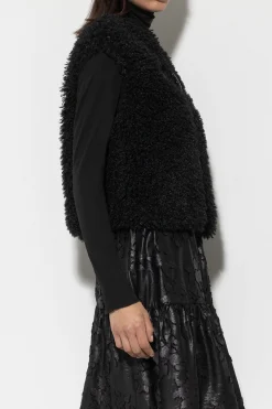 Online LUISA CERANO Weste In Fell-Optik
