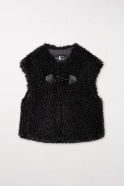 Online LUISA CERANO Weste In Fell-Optik