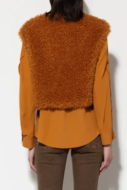 Online LUISA CERANO Weste In Fell-Optik