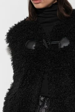 Online LUISA CERANO Weste In Fell-Optik