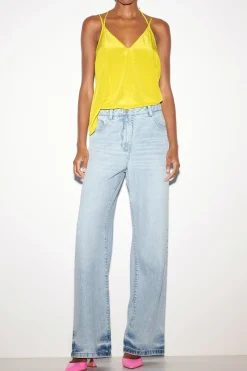 Best LUISA CERANO Wideleg-Blue-Denim denim blue