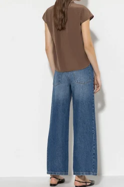 Sale LUISA CERANO Wideleg-Denim denim blue