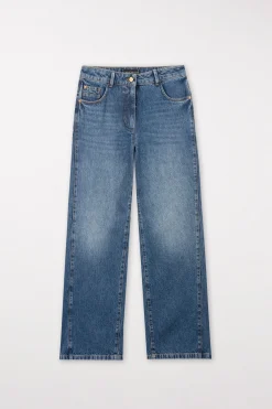 Sale LUISA CERANO Wideleg-Denim denim blue