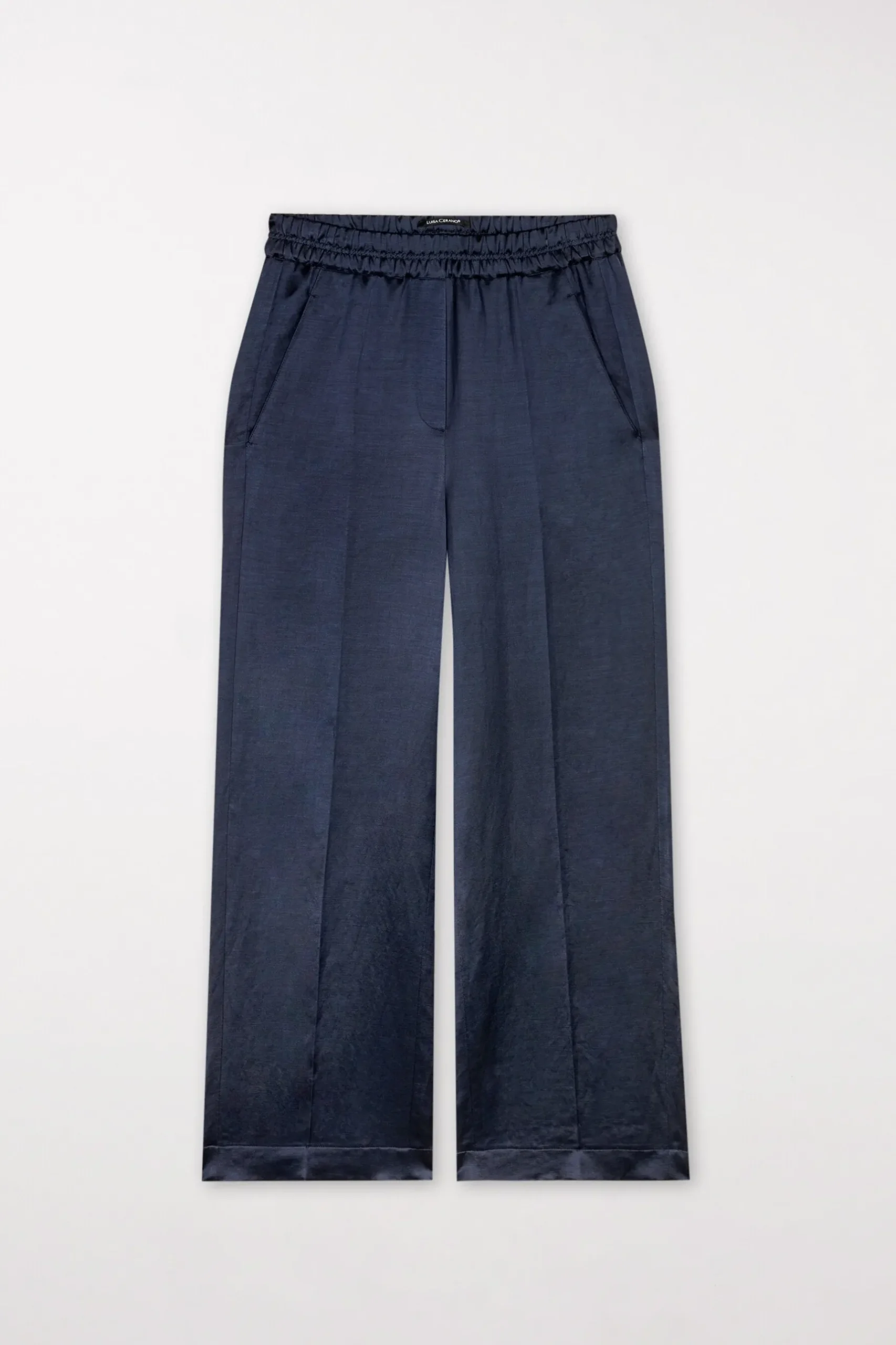 Clearance LUISA CERANO Wideleg-Pants Aus Leinen-Mix