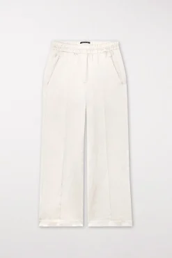 Clearance LUISA CERANO Wideleg-Pants Aus Leinen-Mix