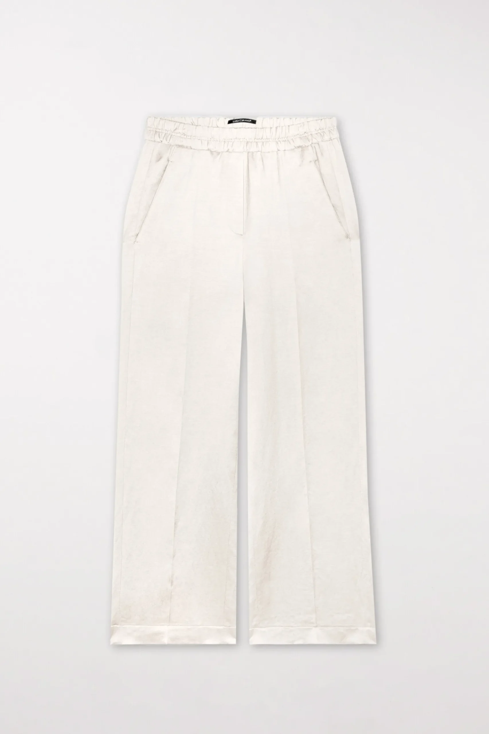 Clearance LUISA CERANO Wideleg-Pants Aus Leinen-Mix