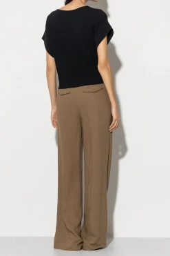 New LUISA CERANO Wideleg-Pants Aus Leinen-Mix
