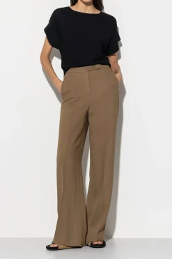 New LUISA CERANO Wideleg-Pants Aus Leinen-Mix