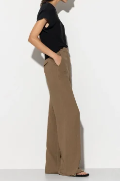 New LUISA CERANO Wideleg-Pants Aus Leinen-Mix