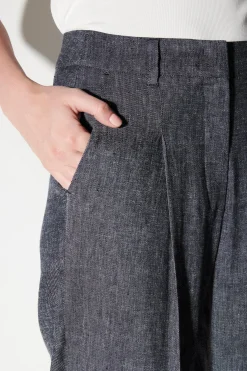 Hot LUISA CERANO Wideleg-Pants Aus Leinen-Mix multi