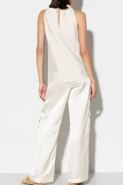 Best LUISA CERANO Wideleg-Pants Aus Leinen-Mix