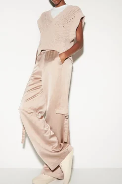 Best LUISA CERANO Wideleg-Pants Aus Leinen-Mix