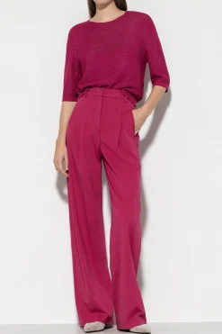Outlet LUISA CERANO Wideleg-Pants Aus Punto-Milano