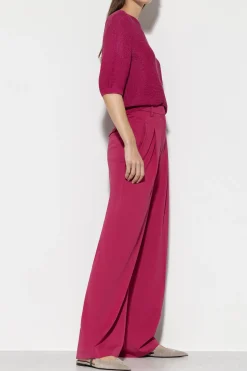 Outlet LUISA CERANO Wideleg-Pants Aus Punto-Milano